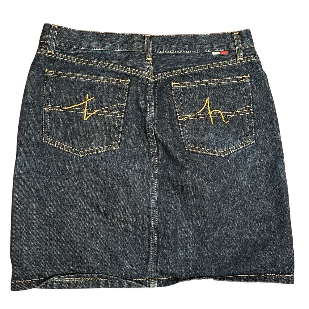 Vintage Tommy Hilfiger Dark Denim Skirt - Tagged Size 9 - Fits like 6
